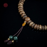 Vòng tay Trầm Hương hạt nút 6 li mix Đá Tây Tạng ( kiểu 8 )