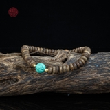 Vòng tay Trầm Hương hạt nút 6 li mix Đá Tây Tạng ( kiểu 8 )