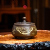 LƯ ĐỒNG CAO CẤP LOẠI NHỎ VẼ NGƯ DU HÍ