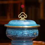 LƯ ĐỒNG CAO CẤP MẠ XANH PERU KHẮC MÂY