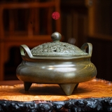 LƯ ĐỒNG CAO CẤP BA CHÂN NẮP HOA SEN