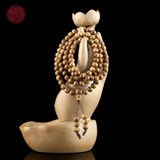 Vòng tay Trầm hương 108 hạt 6 li banh Indo ( phổ thông )