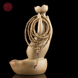 Vòng tay Trầm hương 216 hạt 4 li già dầu