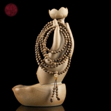 Vòng tay Trầm hương 216 hạt banh bông già dầu 4 li