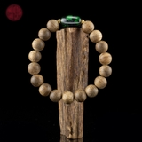 Vòng tay Trầm Hương tròn banh bông dầu tốt mix ngọc