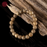 Vòng tay Trầm Hương tròn 8 li banh bông