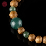 Vòng tay Trầm Hương tròn 6 li mix ngọc