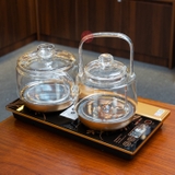 BỘ BẾP ĐIỆN NẤU NƯỚC THỦY TINH H19