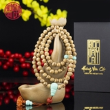 Vòng tay Trầm hương 108 hạt 8 li banh quầng Malay