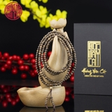 Vòng tay Trầm hương 216 hạt Chìm nước 4 li Hiếm