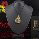 MẶT TRẦM BÔNG TERENG BỌC VÀNG CAO CẤP 1