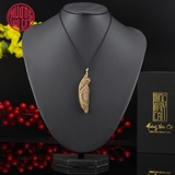 MẶT TRẦM CẬN CHÌM KHẮC QUAN ÂM BỌC VÀNG 2