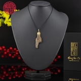 MẶT TRẦM CHÌM BỌC VÀNG DẠNG TỰ NHIÊN 07 (3,7 gram)