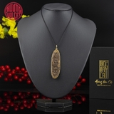 MẶT TRẦM CHÌM KHẮC SEN VÀ LỤC TỰ MINH CHÚ CAO CẤP