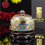Lư xông điện trầm hương đẹp ( rồng )