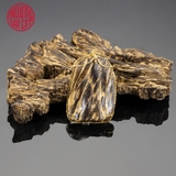 MẶT TRẦM BÔNG TERENG BỌC VÀNG CAO CẤP 2