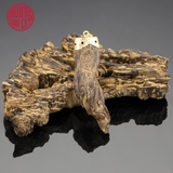 MẶT TRẦM CẬN CHÌM KHẮC QUAN ÂM BỌC VÀNG 3