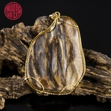 MẶT TRẦM BÔNG TERENG BỌC VÀNG CAO CẤP 1