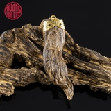 MẶT TRẦM CẬN CHÌM KHẮC QUAN ÂM BỌC VÀNG 3