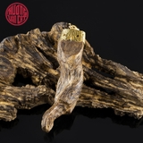 MẶT TRẦM CẬN CHÌM KHẮC QUAN ÂM BỌC VÀNG 3