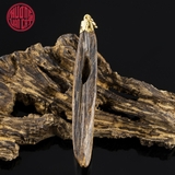 MẶT TRẦM CHÌM BỌC VÀNG DẠNG TỰ NHIÊN 04 (5,1 gram)