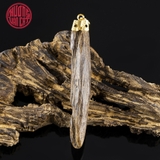 MẶT DÂY CHUYỀN TRẦM CHÌM BỌC VÀNG DẠNG TỰ NHIÊN 05 (4,4 gram)