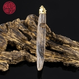 MẶT DÂY CHUYỀN TRẦM CHÌM BỌC VÀNG DẠNG TỰ NHIÊN 05 (4,4 gram)