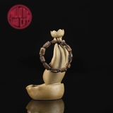 Vòng tay trầm hương chìm cao cấp dạng hạt tự nhiên ( 13,7 gr )