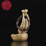 Vòng tay trầm hương chìm cao cấp dạng hạt tự nhiên ( 10,4 gr )