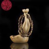 Vòng quấn Trầm Hương hạt tự nhiên chìm mix vàng ( 12gram )