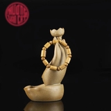 Vòng tay Trầm hương trúc banh đỏ 10 li