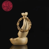 Vòng tay Trầm Hương trúc 10 li banh quầng Indo