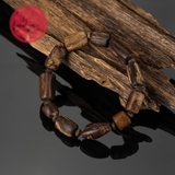 Vòng tay trầm hương chìm cao cấp dạng hạt tự nhiên ( 13,7 gr )