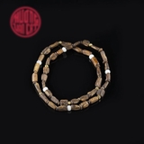 Vòng quấn Trầm Hương hạt tự nhiên chìm mix vàng ( 8,4gram )