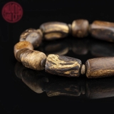 Vòng tay trầm hương chìm cao cấp dạng hạt tự nhiên ( 13,7 gr )