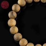 Vòng tay Trầm Hương tròn 8 li banh đỏ