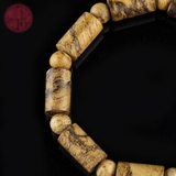 Vòng tay Trầm Hương trúc 8 li banh quầng Indo