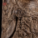 Tượng trầm hương cận chìm khắc Di Lặc hoan hỷ ( độc bản )