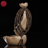 Vòng quấn Trầm Hương hạt nút tự nhiên chìm Malay ( 16G)