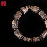 Vòng tay Trầm Hương chìm dạng hạt tự nhiên Malay ( size trung )