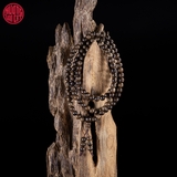 Vòng Trầm Hương 108 hạt rục cận chìm Malay 6 li (loại tốt)