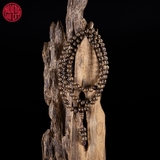 Vòng Trầm Hương 108 hạt rục cận chìm Malay 6 li (loại khá)