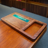 KHAY TRÀ GỖ MÀU HƯƠNG CAO CẤP (87x45x5 CM)