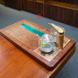 KHAY TRÀ GỖ MÀU HƯƠNG CAO CẤP (87x45x5 CM)