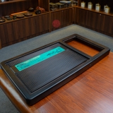 KHAY TRÀ GỖ MÀU MUN CAO CẤP (87x45 CM)