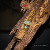 Móc khóa trầm hương cận chìm mix ngọc