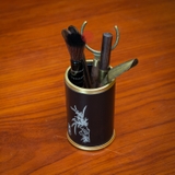 BỘ TRÀ CỤ NHIỀU MÓN HÌNH TRỤ KHẮC HOA LAN