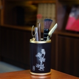 BỘ TRÀ CỤ NHIỀU MÓN HÌNH TRỤ KHẮC HOA TRÚC