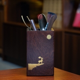 BỘ TRÀ CỤ NHIỀU MÓN HÌNH VUÔNG KHẮC LỘC VỌNG NGUYỆT