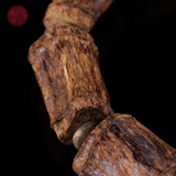 Vòng tay trầm Hương rục Bruney khắc đốt trúc